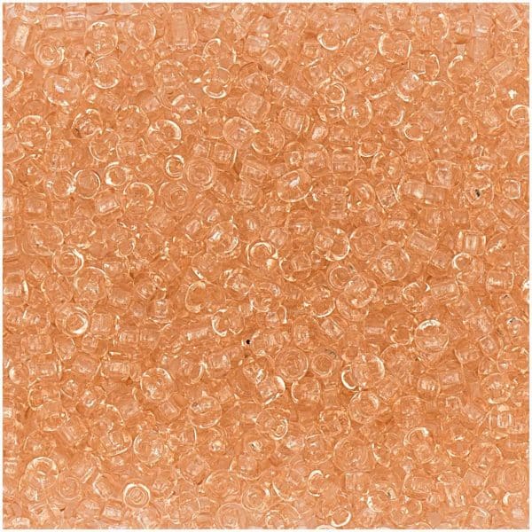 Rico Design Rocailles Perlen 2mm 14g rosa transparent