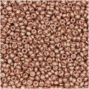 Rico Design Rocailles Perlen 2mm 14g rosegold metallic