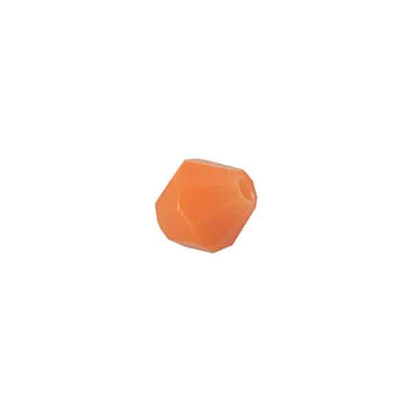 Rico Design Glasschliff-Raute Perlen 4mm 20 Stück orange opak