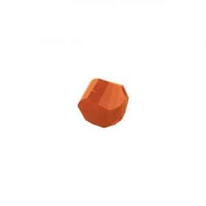 Rico Design Glasschliff-Kandis Perlen 6mm 12 Stück orange opak