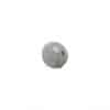 Rico Design Glasschliff-Diskus Perlen 6mm 12 Stück grau opak