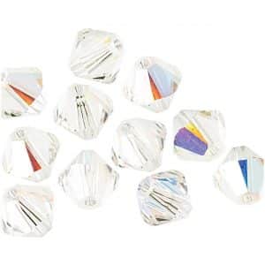 Swarovski® Glasschliff-Perle crystal AB 6mm 12 Stück