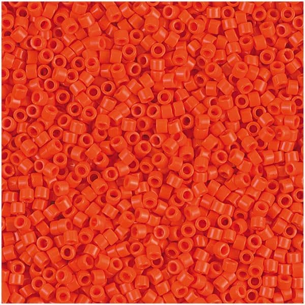 Rico Design itoshii tube Perlen 2mm 7g orange opak