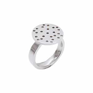 Rico Design Ring mit Sieb Edelstahl 16mm