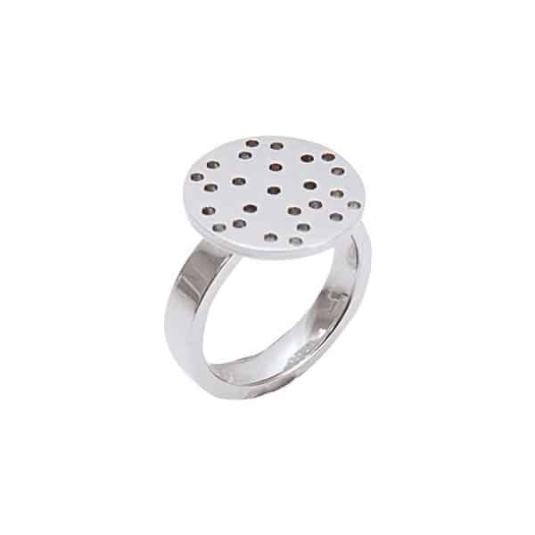 Rico Design Ring mit Sieb Edelstahl 16mm