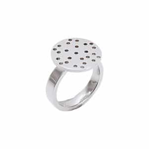 Rico Design Ring mit Sieb Edelstahl 17mm