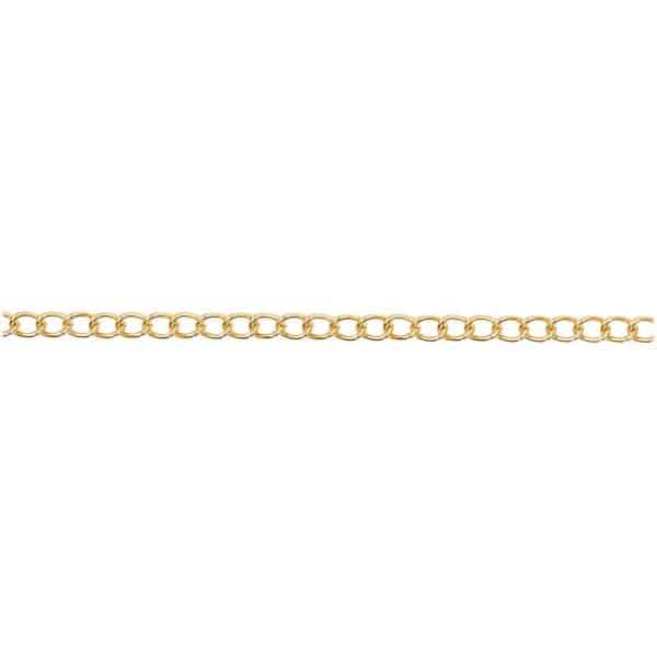 Jewellery Made by Me Gliederkette gold 6-7mm 1m