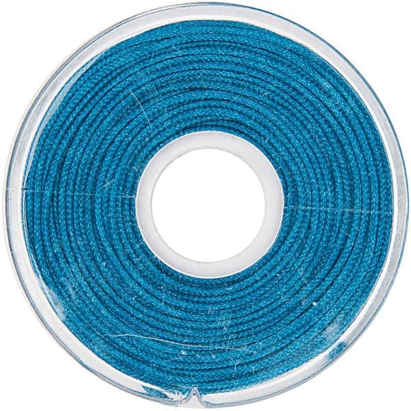 Rico Design Makrameeband 1mm 10m karibikblau