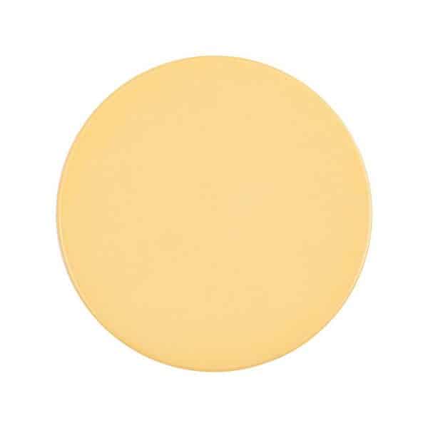 Rico Design Scheibe Kunststoff gelb 30mm
