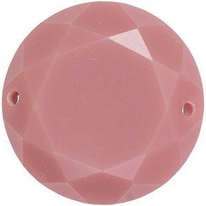 Rico Design Aufnähsteine Kugel 28mm 2 Stück rosa