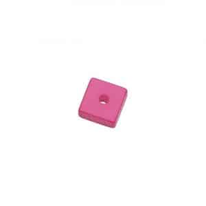 Rico Design Polaris Scheibe eckig 4x8mm 18 Stück pink