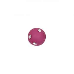 Rico Design Polaris Kugel Strass 8mm 2 Stück pink