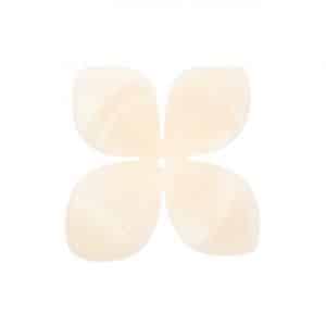 Rico Design Perle Blüte creme 22x4mm 3 Stück