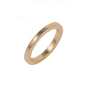 Rico Design Ring schlicht Kante eckig 16mm 16 mm