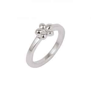 Rico Design Ring mit Blume 16mm 19 mm