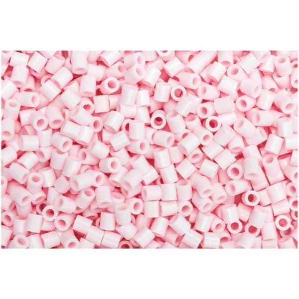 Rico Design Bügelperlen 5x5mm ca. 1000 Stück pastell rosa