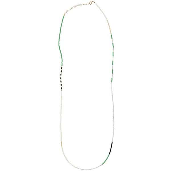 Jewellery Made by Me Kette Itoshii Beads grün 65cm