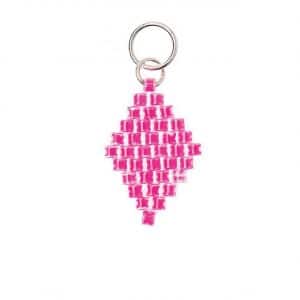 Mix it Up - Jewellery Brick Stitch Raute neon pink 10x15mm