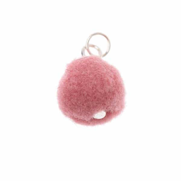 Mix it Up - Jewellery Mini-Pompon 12mm silber-lila