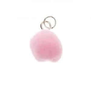 Mix it Up - Jewellery Mini-Pompon 12mm silber-rosa