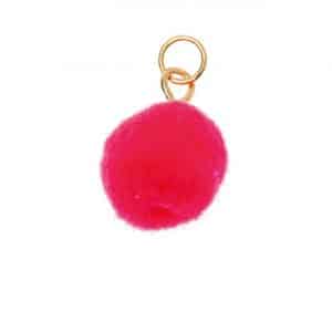 Mix it Up - Jewellery Mini-Pompon 12mm gold-neonpink