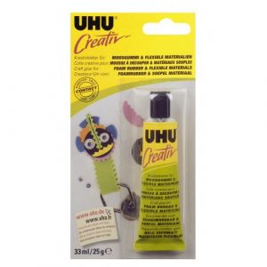 UHU Creativ Klebstoff Moosgummi und flexible Materialien 33ml