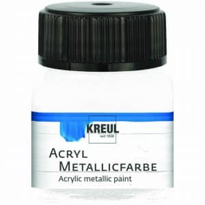 KREUL Acryl Metallicfarbe 20ml perlmutt-weiß