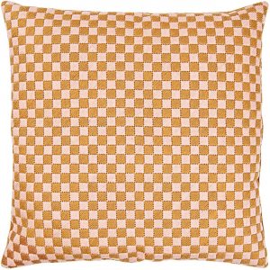 Rico Design Gobelin Kissen Quadrate rosa-sand 40x40cm zum Sticken