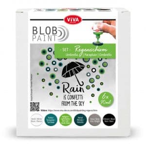 Viva Decor Blob Paint Set Regenschirm 6x90ml