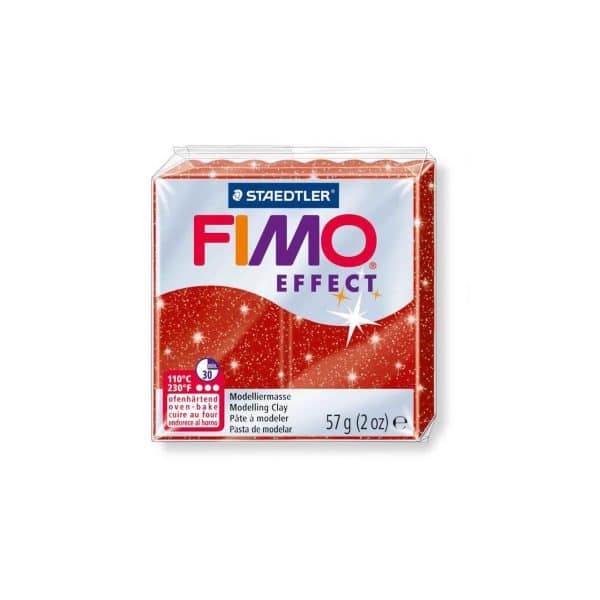 Staedtler FIMO effect 57g glitter rot