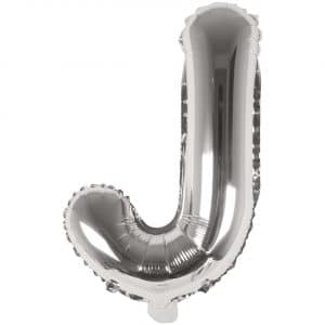 Rico Design Folienballon Buchstabe silber 36cm J
