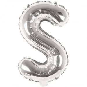 Rico Design Folienballon Buchstabe silber 36cm S