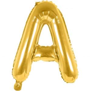 Rico Design Folienballon Buchstabe gold 36cm A