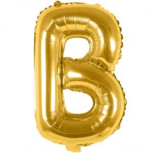 Rico Design Folienballon Buchstabe gold 36cm B