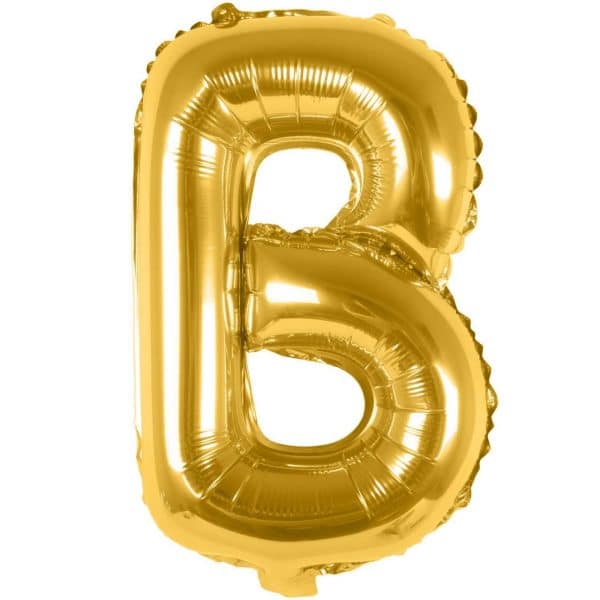 Rico Design Folienballon Buchstabe gold 36cm B