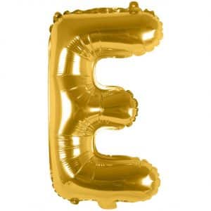 Rico Design Folienballon Buchstabe gold 36cm E