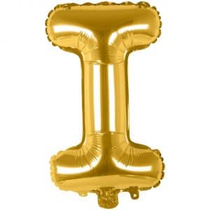 Rico Design Folienballon Buchstabe gold 36cm I