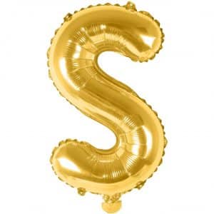 Rico Design Folienballon Buchstabe gold 36cm S