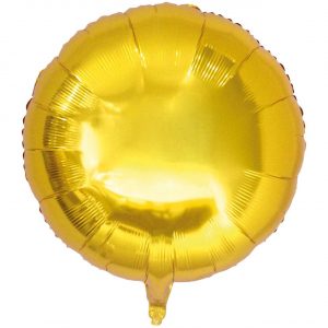 YEY! Let's Party Folienballon rund 36cm gold