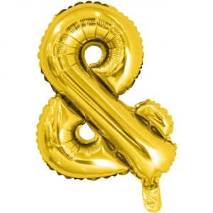 YEY! Let's Party Folienballon Zeichen & 36cm gold