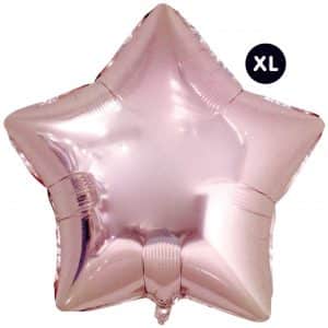 YEY! Let's Party Folienballon Stern 86cm rosa