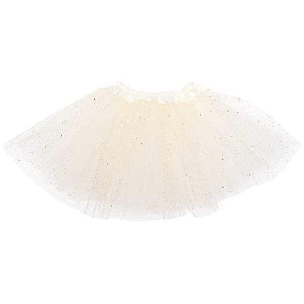 Rico Design Tutu mit Glitzer Größe 92/116 weiß