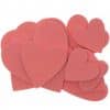 Holzdeko Herz 12 Stück rosa