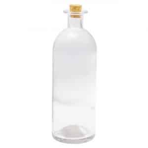 Deko-Glasflasche mit Korkverschluss 21