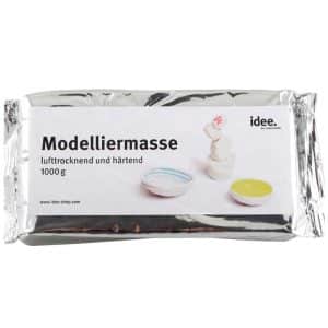 Modelliermasse lufttrocknend 1kg weiß