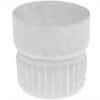 Teelichtglas grau gewischt 7cm