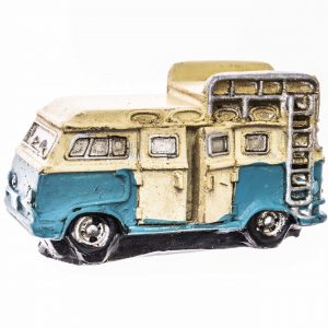 Campingbus gelb-blau 6x3cm