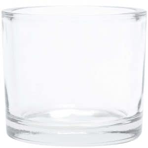 Teelichtglas 9x8cm klar