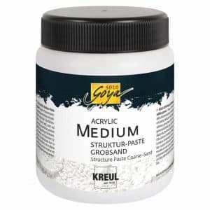 KREUL Solo Goya Acrylic Medium Struktur-Paste Grobsand 1000ml