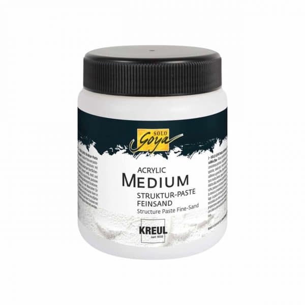 KREUL Solo Goya Acrylic Medium Struktur-Paste Feinsand 250ml